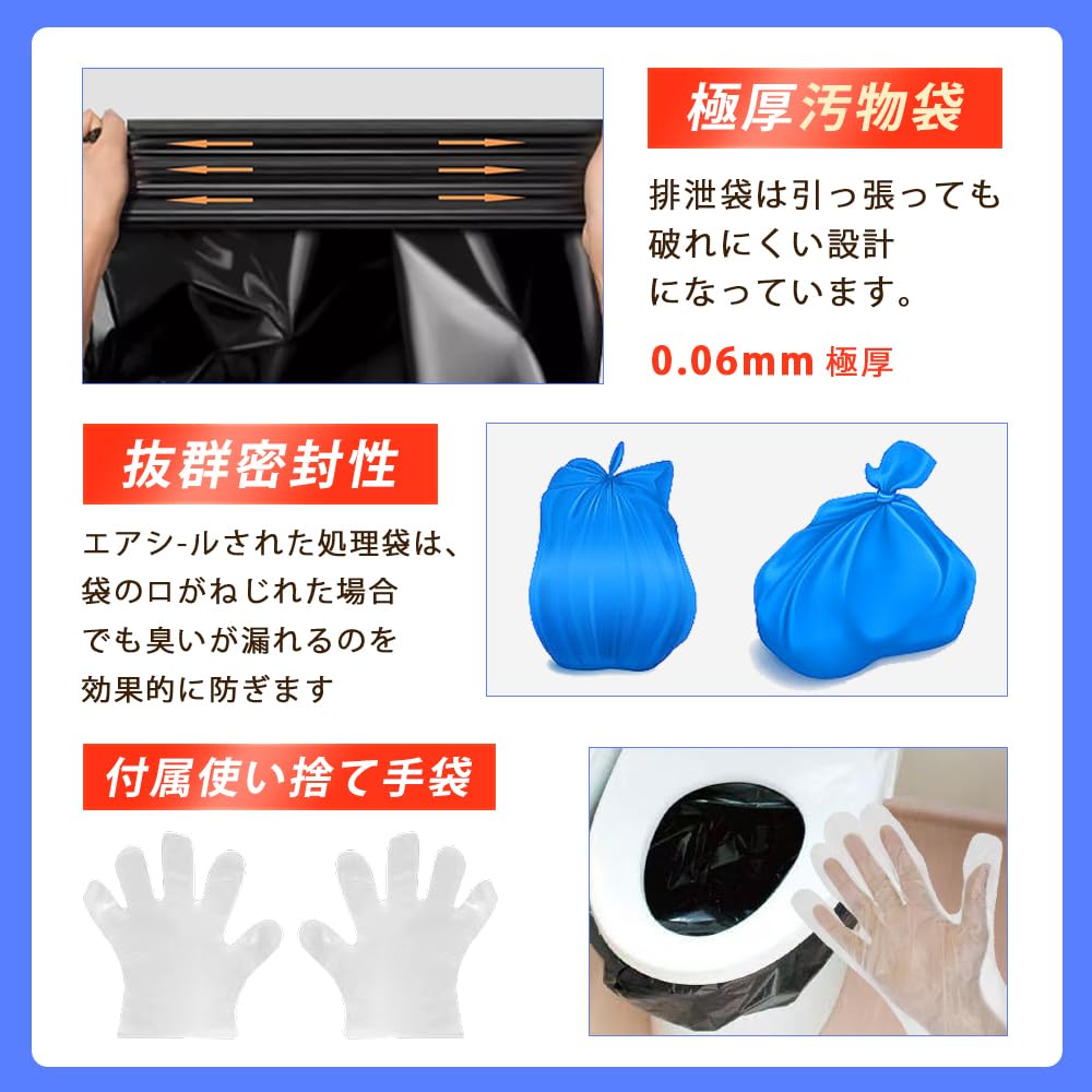 by a disaster prevention Portable toilet for 50 disaster prevention deodorizing and with for use in emergencies such as water and traffic disaster