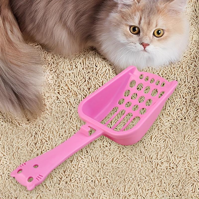 1PC Durable Cat Litter Shovel, Easy To Clean and Durable Plastic Pet Waste Shovel