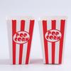 12pcs DIY Gifts Paper Popcorn Striped Bags Folding Snack Containers Popcorn Paper Boxes  Carnivals