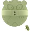 Boy Girl Silicone Scalp Scrubber Body Bath Brush Soft Exfoliating Bathing Tool for Boy Girl and Adults for Massaging and Skin Cleansing Matcha