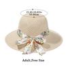 Summer Hats For Women Sun Hat Beach Ladies Fashion Ribbon Fisherman'S Hat Lady Casual Sun Hats For Women Straw Hat
