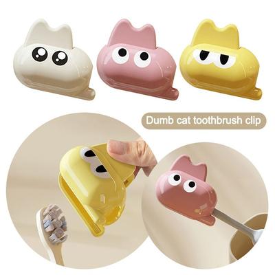 Plastic Toothbrush Head Protective Cover Portable Cat Shape Toothbrush Dust Cap Cover Brush Protect Toothbrush Storage Organizer