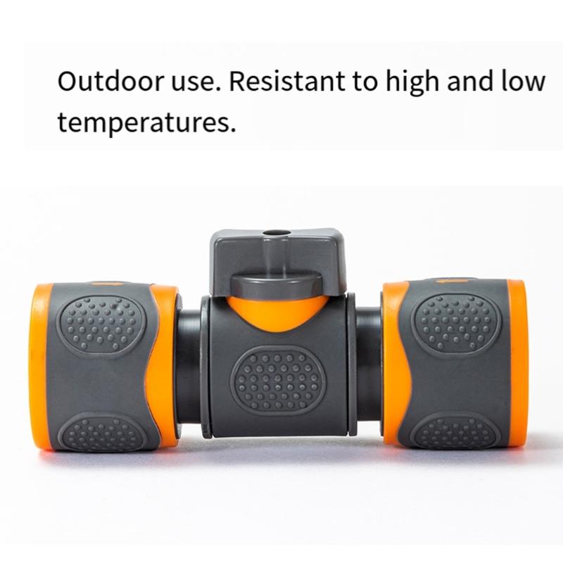 Schwerer Typ ABS-Kunststoff Doppel-Schnellverschluss-Schlauchkupplungen Auslaufsicher Für Außen- und Innenbereich