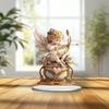 Cupid's Arrow Love Child Acrylic Ornament for Desk, Bedroom, or Office