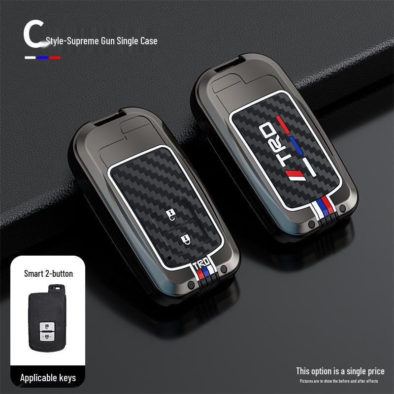 Key Cover for Toyota Land Cruiser LC300, Prado, and RAV4