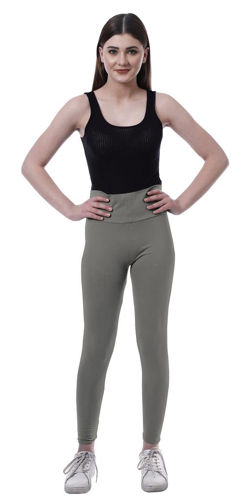 Moomaya High Waist Leggings For Womens Pull On Soft Running Yoga Pants-VY