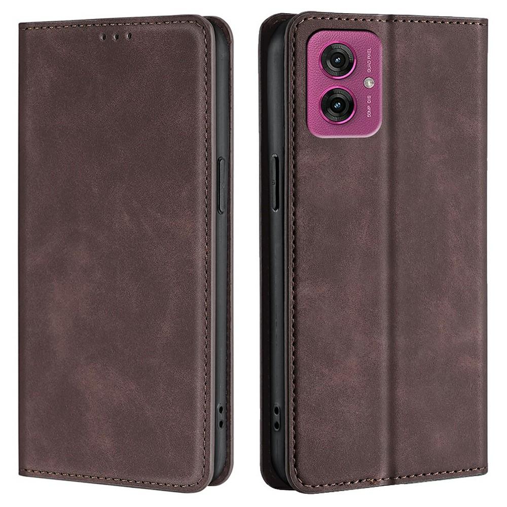 For Motorola Moto G55 5G Case Card Holder PU Leather Magnetic Closing Phone Cover