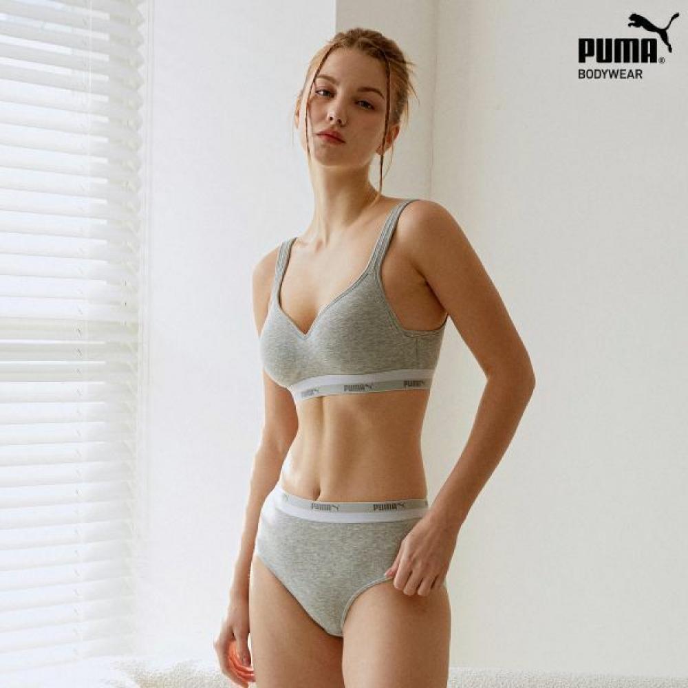 

Puma Modal Comfort Bra Panty Set Of 2 Melange Gray PMFYIEO44/00/085