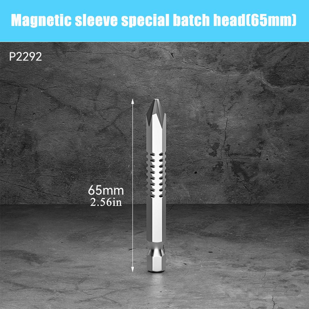 Hexagonal Strong Magnetic Socket Screwdriver Head Connecting Rod Telescopic Cross Screwdriver Head Telescopic Socket Wrench