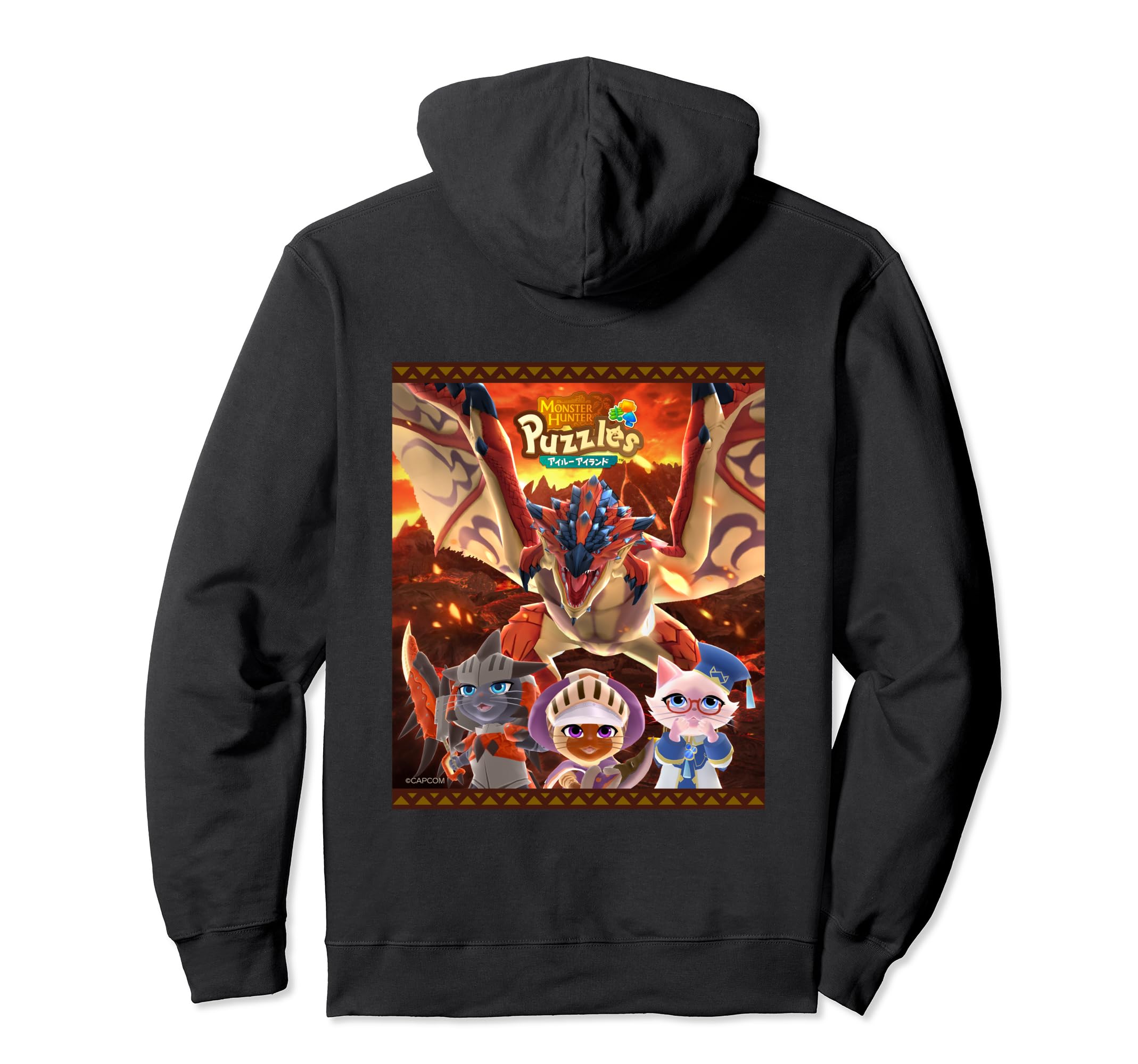 

Monster Hunter Puzzle Airou Island Rathalos Hoodie