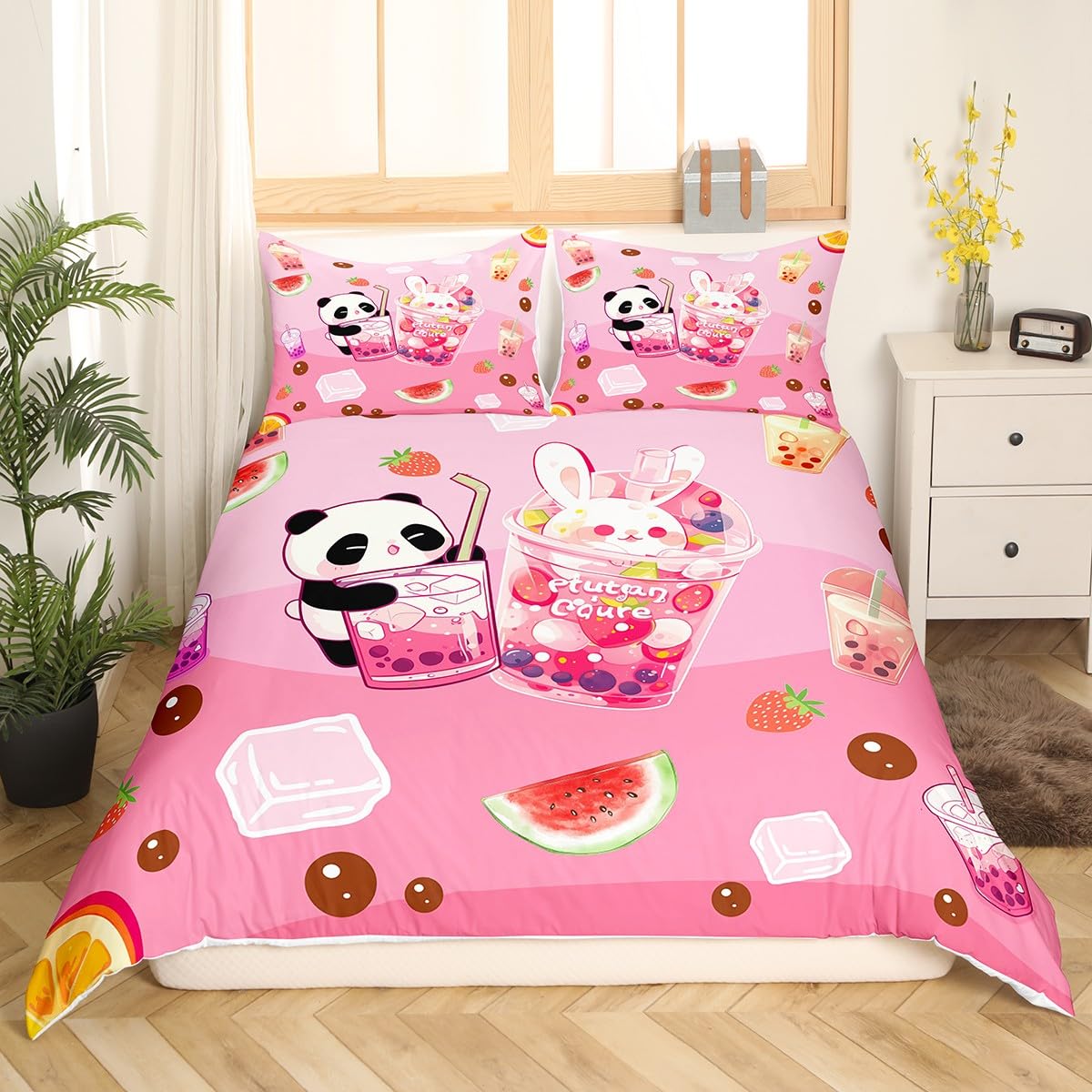 Пододеяльник с изображением мультяшного кролика — фото 5