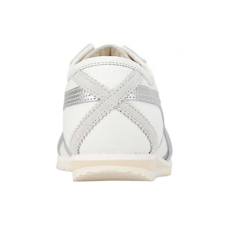ONITSUKA TIGER Limber 66 Prestige Durable Low-Top Running Shoes Women Sneaker White Silver OT6000-0196