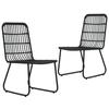 Day and Night - Day and Night Garden Chairs 2 Units Black Synthetic Rattan
