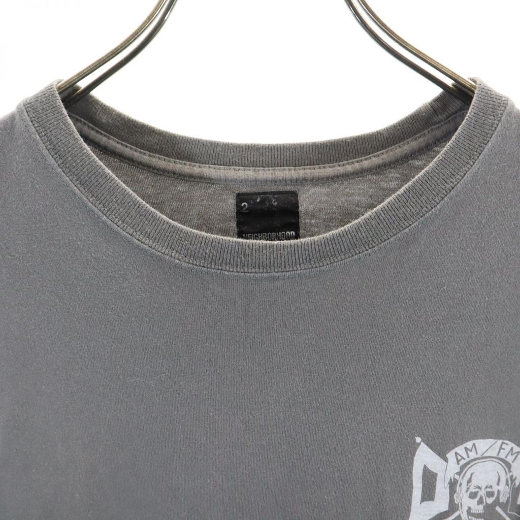 Neighborhood Made In Japan 7 Minutes Sleeve T-shirt 2 Gray Ron T Men's Used