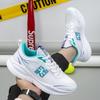 Spring and summer new shoes simple and lightweight casual shoes breathable mesh soft sole heightening casual style sports shoes