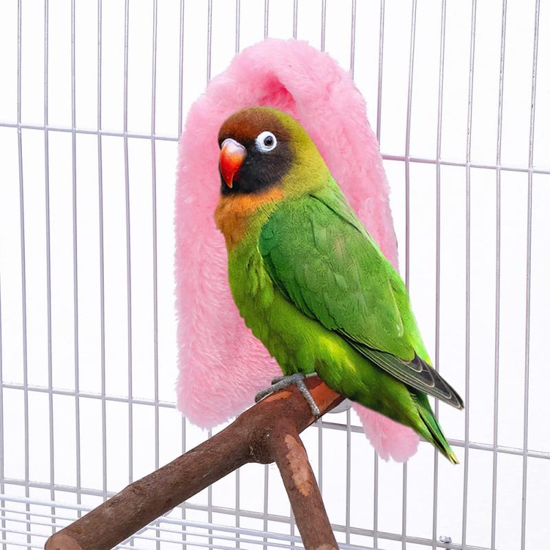 Vogel Warmes Nest Haus Plüschbett Winddicht Kleine Tiere Eckschutz Für Sittich Nymphensittich Taube