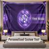 Custom Name Text Tapestry Austria Wien FC Personalized Polyester Wall Tapestry For Bedroom And Room