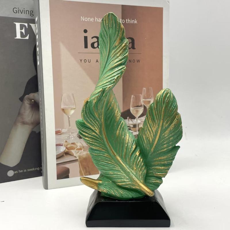 Rare and High-end Art Feather Ornaments for Home, Living Room, Entranceway, Soft Decoration of The Room