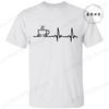 New Men's T-shirt Classic Short Sleeved Shirt COFFEE ECG EKG Summer Top Casual T-shirt CAFFEINE MEME Casual Women Tee Shirt Tops