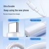 PD60W Super Flash Charge Dual Type-C Cable for Apple, Huawei, Honor, Samsung, iPad, Xiaomi.