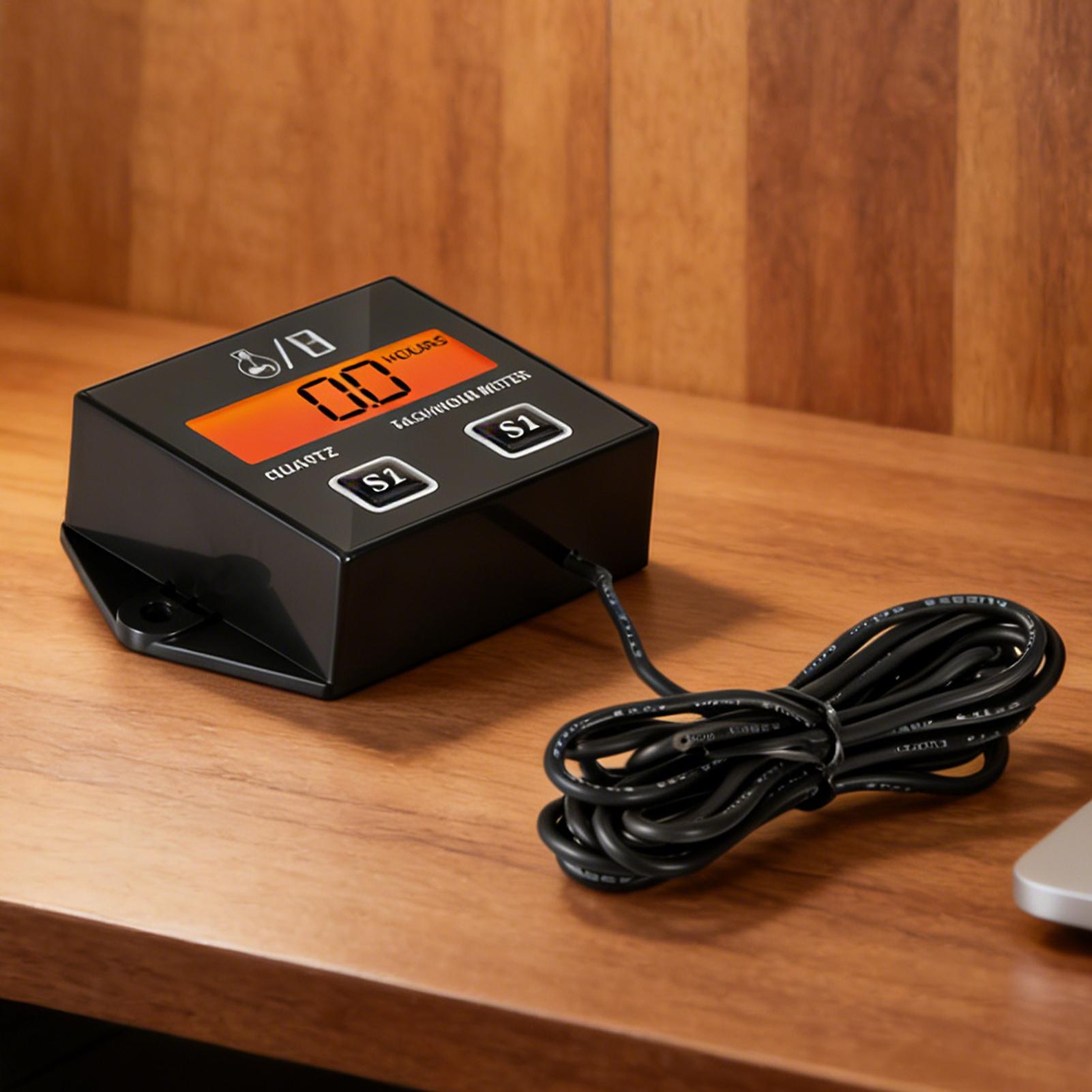 Тахометр для малого двигателя Инструмент для отображения оборотов в реальном времени Цифровой тахометр для двигателя Для друзей Мужчин На открытом воздухе Ремонт Обслуживание China Mainland