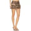 VIONA Gonna Retro Y2K Spliced in Ecopelliccia da Donna a Vita Media Patchwork Hot Girl Gonna Corta Gonne in Pelle