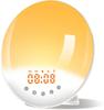 LED Sunrise Alarm Clock with FM Radio & Seven-Color Night Light