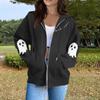 Women's Fashion Casual Long Sleeve Solid Color Hooded Sweatshirt Tops