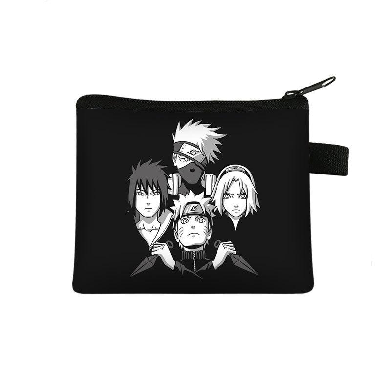 Cute Bag Naruto Children'S Change Bag, Male And Female Students' Simple Card Bag, Middle School Student Zipper Storage Bag Batch