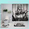 Waterproof Shower Curtain With Custom Pattern And Logo For Stylish Bathroom Setup