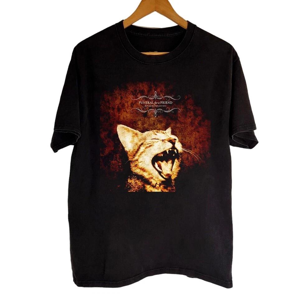 

Похороны для друга Четыре способа прокричать твое имя Черная футболка всех размеров OM75 4XL