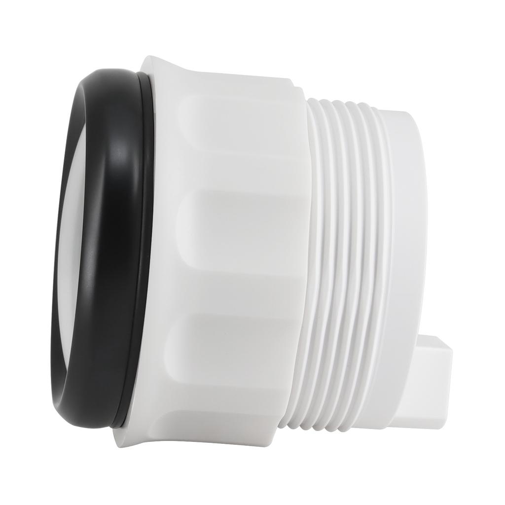 52MM Ruderwinkelanzeige mit 8-farbiger Hintergrundbeleuchtung Wasserdichte Ruderpositionanzeige mit Sensor 0-190 Ohm für Boot Yacht Marine