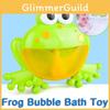 Entzückende 12 Lieder Frosch Blasenmaschine Automatischer Blasenerzeuger für Kinder Freude