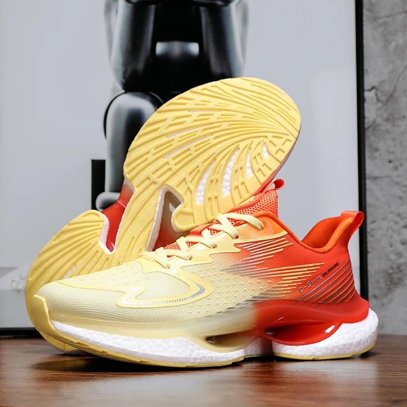 Pánské běžecké boty Carbon Plate pro ženy, breathalbe sportovní boty na běhání, nové odpružené ultralehké tréninkové tenisky pro muže