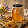 Glazen pot UL180 ml voor honing jam kruiden cadeau diy decoratieve pot