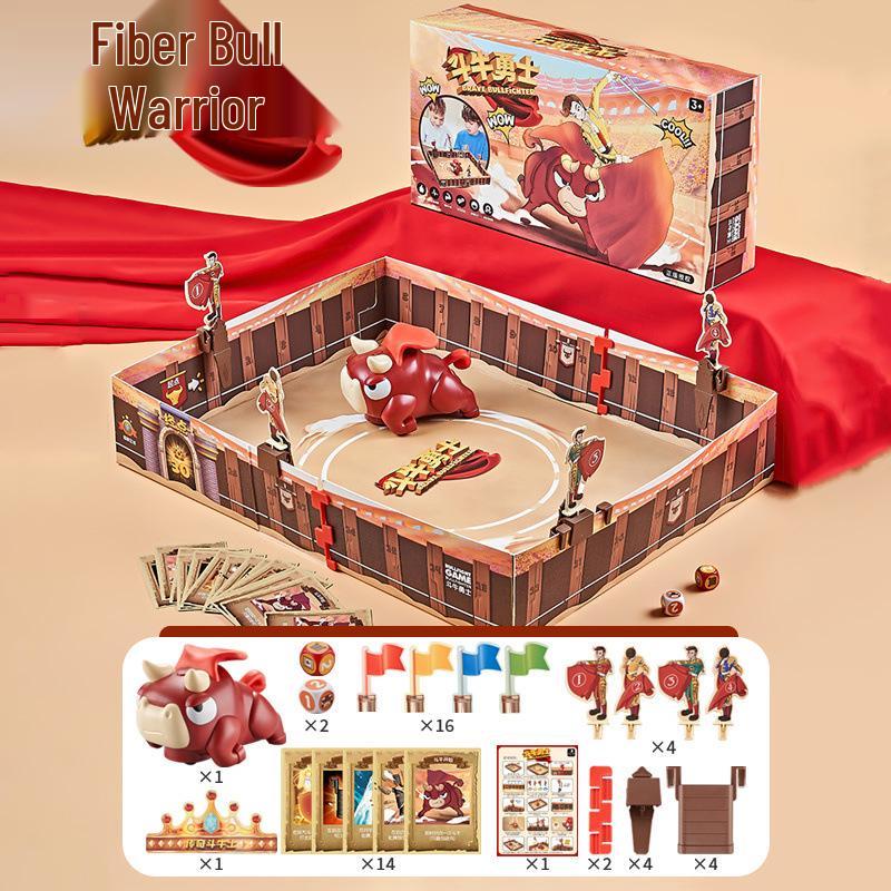 

Bullfighter Warrior Parent-Child Card Battle Game for Boys, Ages 3-6 - Puzzle & Intelligence Development Toy
