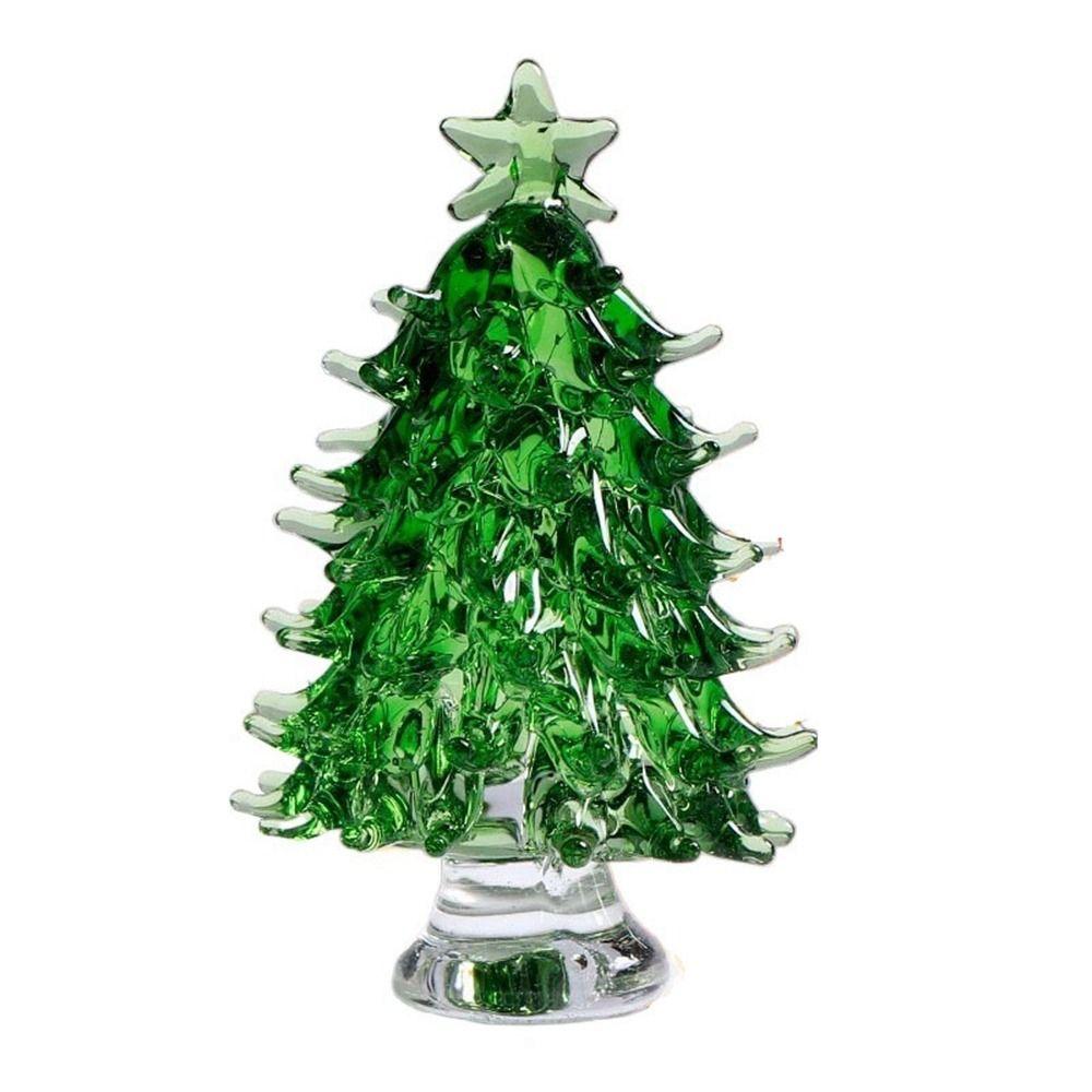 Exquisite Christmas Tree Miniature Cute Tree Statue Beautiful Crystal Tree Figurine  Office