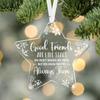 1pc 2D Flat - Boho Style Acrylic Star Ornament, Hanging Decor for Christmas Tree, Window, Fireplace
