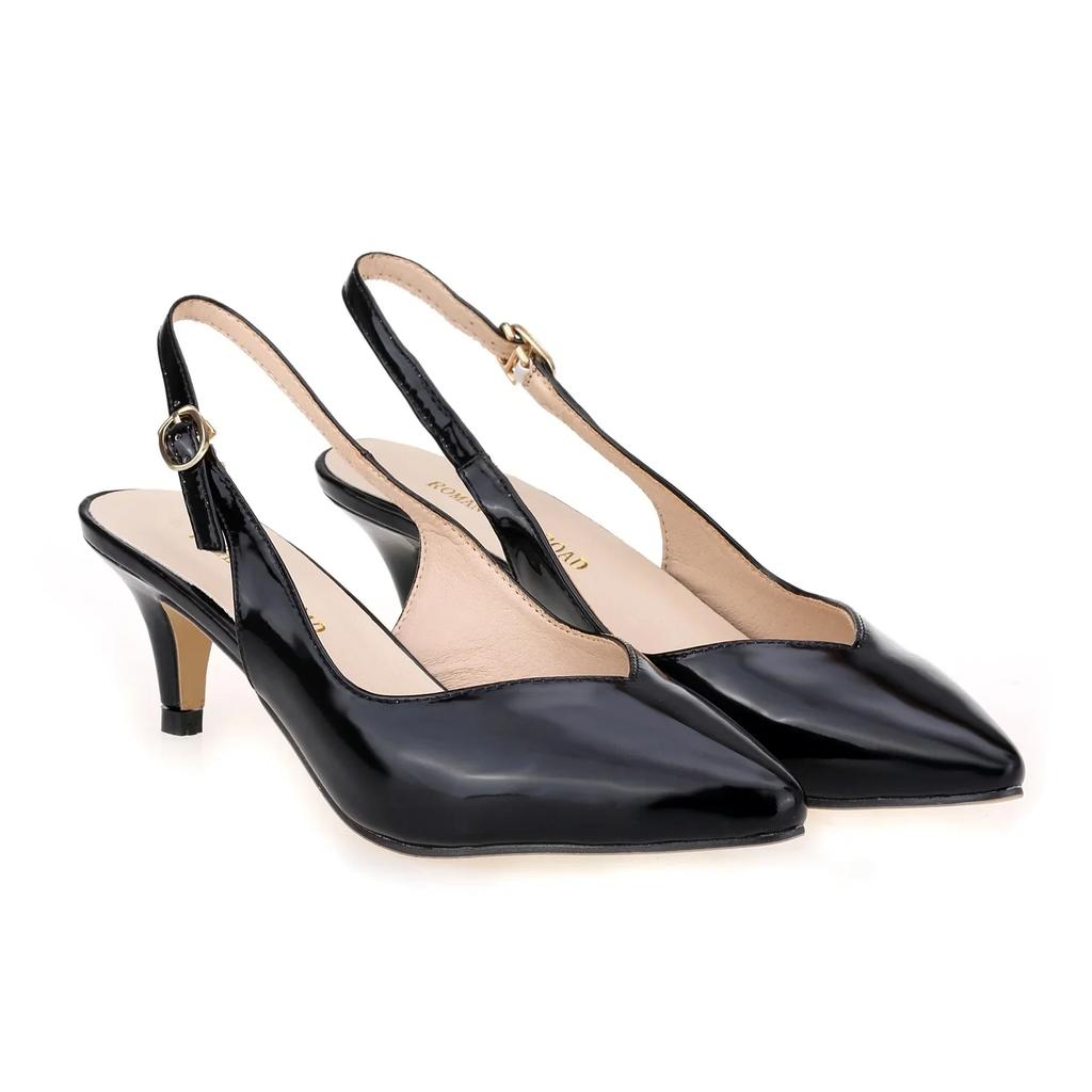 Women Sansals Summer Sexy Pointed Toe 5cm Low Heel Ladies Stilettos Daily All-match High Heels Buckle Strap Wedding Dress Shoes