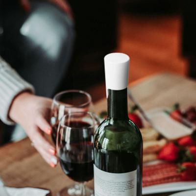 Silikon Weinstopfen Wiederverwendbarer Weinflaschenverschluss Auslaufsicher Luftdichter Verschluss für Wein Champagner Whiskey Bierflaschen Lebensmittelechtes Silikon Weinkorken