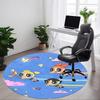 1pc Powerpuff Girls Office Round Area Rug, Under Office Chairs Bedroom Living Room Home Decor  A1022172