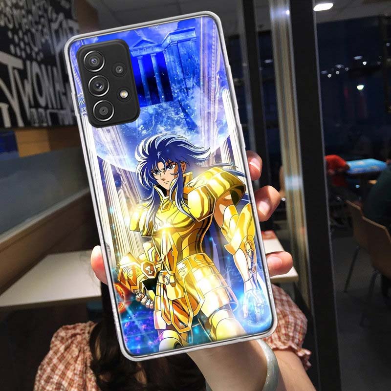 Saint Seiya Knights Of The Zodiac Phone Case for Samsung A54 A57 A37 A17 A14 A15 A12 A24 A34 A55 A35 A25 A52S A07 A05S A04S A22