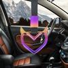Pasek Uchwyt Samochodowy w Kształcie Serca Serca do Samochodu Wiszące Pętle na Tylny Zderzak Pierścień Ostrzegawczy Wnętrze Pojazdu Dekoracja Autokaru Osoby Starsze