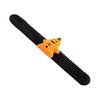 Yousheng Halloween Wristband Cartoon Ghost Decor Soft Plush Bracelet Circle Children Halloween Party Slap Bracelet Unisex Snap Ring
