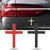 3D Three-dimensional Metal Sticker Cross Car Sticker Motorcycle Electric Car Modified Tail Sticker Decorative Sticker