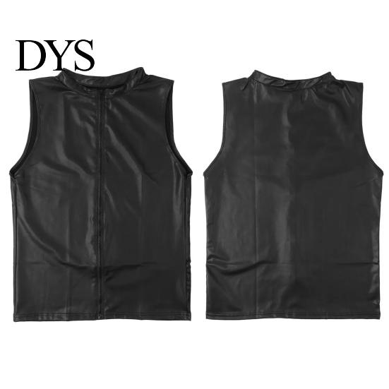 Waistcoat Men Summer Vest Casual Sleeveless Slim Fit Zipper Closure Cardigan Match Pants Solid Color Plus Size Stand Collar Party Gilet Garment