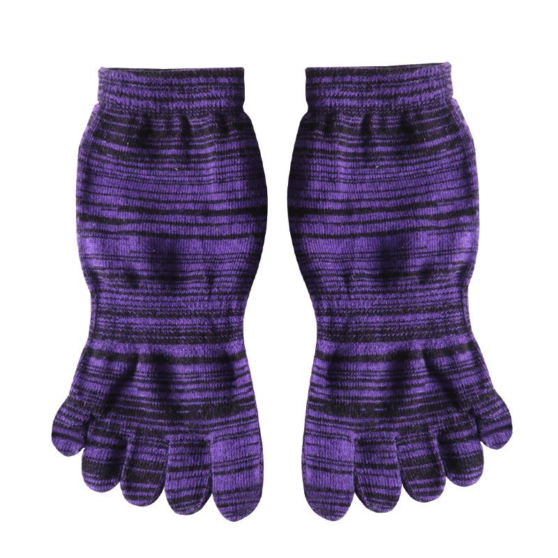 Breathable Women's Five-Toe Yoga Socks - Open Toe, Sweat-Absorbent, Durable, Sport Design