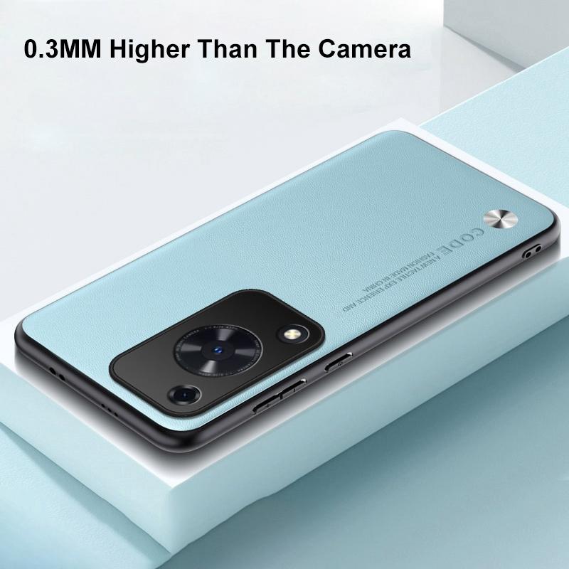 Luxury PU Leather Case For Huawei Nova Y72 Y72S Back Cover Matte Silicone Full Protection Phone Case For Huawei Nova Y63 Y72 S