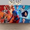 Superhero HenryDangers Birthday Party Background Kids Photography Banner Boys Birthday Party Decoration, Photo Booth Props161