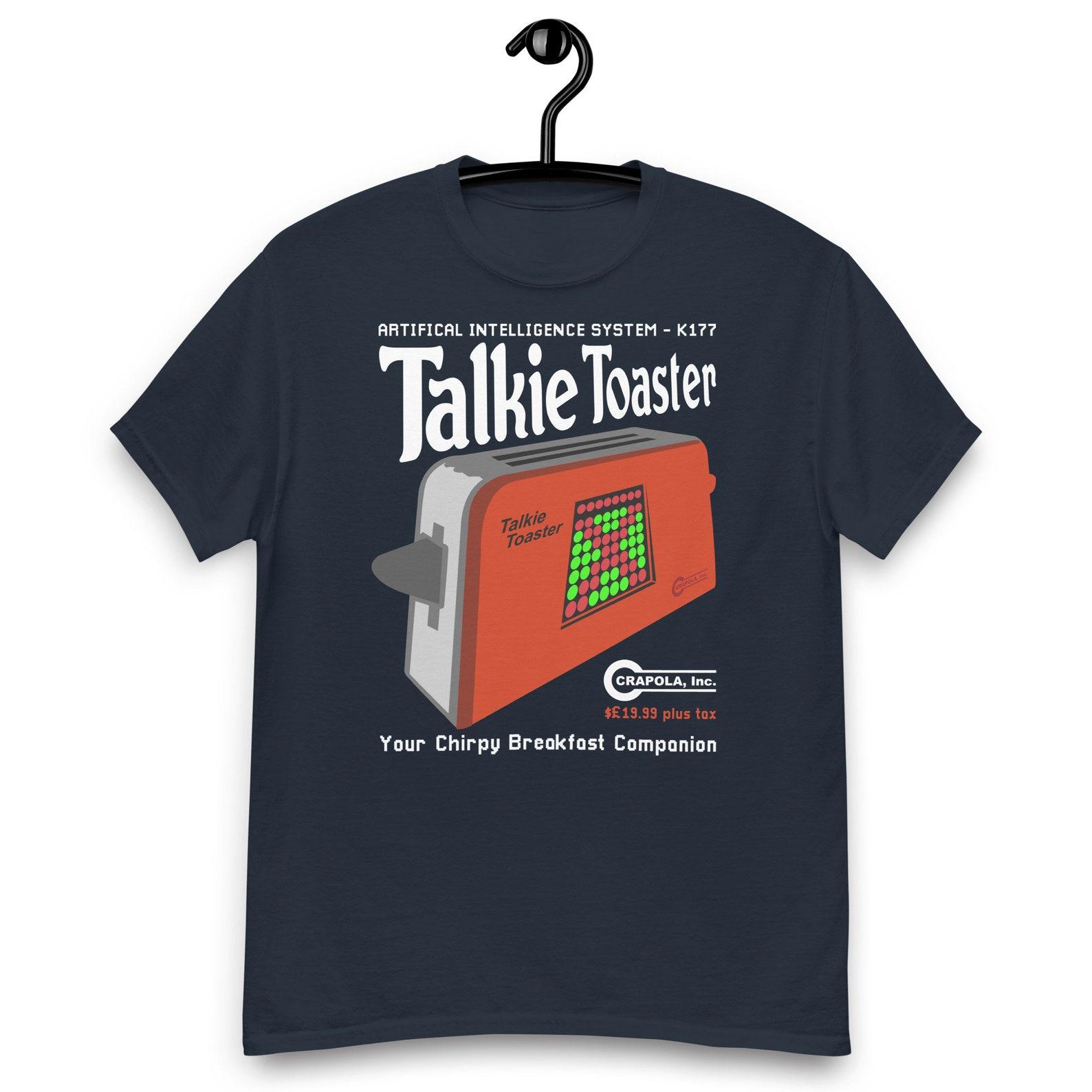 Red Dwarf TV Series - Talkie Toaster - Your Chirpy Breakfast Companion - Would you Like any Toast T-shirt S
